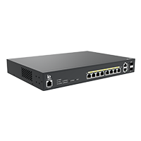 HSP-IO-8GE2S-I2PDH 8 Port, PoE, L2 Managed Industrial Switch