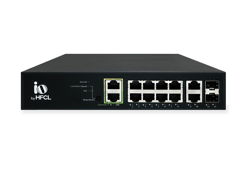 8-Port PoE/PoE+ L2 Managed Switch